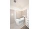 Modern bathroom featuring a stand-alone soaking tub and elegant lighting at 7596 N Via De La Siesta --, Scottsdale, AZ 85258