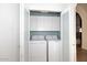Convenient laundry room with washer, dryer, and built-in cabinets for storage at 7596 N Via De La Siesta --, Scottsdale, AZ 85258