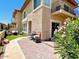 Inviting patio area with lush greenery surrounding the cozy outdoor seating area at 10229 N 12Th Ct # 1, Phoenix, AZ 85020
