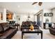 A bright living room showcases a view of the kitchen and dining area for easy conversation at 13300 E Via Linda Dr # 1058, Scottsdale, AZ 85259