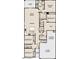 Spacious floor plan showcasing an open concept living area, a tandem 2-car garage, and split bedrooms at 15796 W Beryl Ave, Waddell, AZ 85355