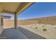 View of a patio and minimal landscaping at 16762 W Alameda Rd, Surprise, AZ 85387