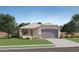 Charming single-story home featuring a well-maintained front yard and a two-car garage at 16762 W Alameda Rd, Surprise, AZ 85387