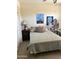 Comfortable bedroom featuring neutral paint and carpet and closet at 2461 W Muirfield Dr, Anthem, AZ 85086