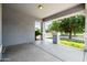 Covered patio with a view of the street at 4140 E Claxton Ave, Gilbert, AZ 85297