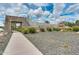 Community entrance with stone sign and landscaping at 4630 E Navigator Ln, Phoenix, AZ 85050
