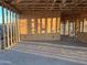 Spacious living room featuring the framing of the house with the beautiful Arizona sky in the background at 5512 W Piedmont Rd, Laveen, AZ 85339