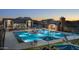 Resort-style pool and clubhouse offer a luxurious community amenity at 631 W Winchester Dr, Chandler, AZ 85286
