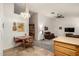 Bright kitchen with breakfast nook that opens into living room at 6424 E Aire Libre Ln, Scottsdale, AZ 85254