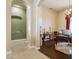 Well-appointed home office featuring stylish decor at 6428 W Eugie Ave, Glendale, AZ 85304