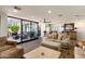 Bright and airy living room with large windows offering seamless indoor/outdoor living and backyard views at 7510 E Larkspur Dr, Scottsdale, AZ 85260