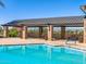 Community pool with nearby picnic area at 2519 E Fortana Dr, San Tan Valley, AZ 85143