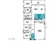 Detailed home floor plan highlighting open-concept kitchen and spacious owner's suite at 25801 N 147Th Dr, Surprise, AZ 85387