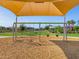 Swinging area with covered swings, providing shade and comfort for families at 2591 E Fortana Dr, San Tan Valley, AZ 85143