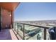 Spacious balcony with stunning city views and ample space for relaxation and enjoyment at 310 S 4Th St # 1601, Phoenix, AZ 85004