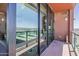 Enjoy the city views from this private balcony, accessible through large glass doors at 310 S 4Th St # 1601, Phoenix, AZ 85004