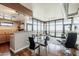 Open concept living and dining area has floor-to-ceiling windows offering breathtaking city views at 310 S 4Th St # 1601, Phoenix, AZ 85004