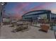 Outdoor rooftop seating area with views of the ball park at 310 S 4Th St # 1601, Phoenix, AZ 85004