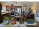 Open concept kitchen with stainless steel appliances and dining area at 3330 E Main St # 121, Mesa, AZ 85213