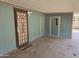 Spacious patio, features a secure gate door to the home with an additional access door at 3330 E Main St # 121, Mesa, AZ 85213