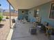 Spacious covered patio providing a comfortable outdoor seating area at 3330 E Main St # 121, Mesa, AZ 85213