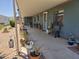 Extended covered patio showing ample space for relaxing and outdoor living at 3330 E Main St # 121, Mesa, AZ 85213