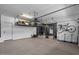 Spacious garage with storage shelving, bike racks, and ample room for vehicles and equipment at 3523 E Alfalfa Dr, Gilbert, AZ 85298