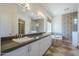 Main bath with dual sinks, walk-in shower and soaking tub at 3812 E Camelback Rd, Phoenix, AZ 85018