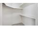 Walk-in closet boasts built-in shelves for optimal storage and organization at 4790 E Navajo St, Phoenix, AZ 85044