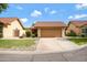 Charming single-level home with a well-maintained lawn, a two-car garage and a terra cotta tile roof at 4790 E Navajo St, Phoenix, AZ 85044