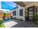Cozy outdoor patio featuring comfortable seating and a tranquil ambiance at 5218 N Tiller Dr, Litchfield Park, AZ 85340