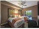 Charming bedroom with twin beds, cozy bedding, and a large window for natural light at 5450 E Deer Valley Dr # 2191, Phoenix, AZ 85054