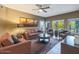 Inviting living room with natural light, neutral tones, and stylish furnishings create a comfortable space at 5450 E Deer Valley Dr # 2191, Phoenix, AZ 85054
