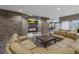 Relaxing lounge area with a fireplace, TV, and comfortable seating at 5450 E Deer Valley Dr # 2191, Phoenix, AZ 85054
