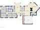 Detailed floor plan showing the layout of the entire home including all rooms and dimensions at 5905 E Donna Ln, Paradise Valley, AZ 85253