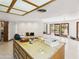 Bright and spacious living area features a large island and an open floor plan, great for entertaining at 5905 E Donna Ln, Paradise Valley, AZ 85253