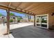 Covered patio with concrete flooring and view of the backyard at 6546 E Dallas St, Mesa, AZ 85205