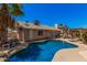 Inviting backyard pool with a patio area perfect for outdoor entertaining and relaxation at 7426 W Cholla St, Peoria, AZ 85345