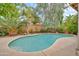 Backyard swimming pool surrounded by lush landscaping, perfect for relaxing or entertaining at 8968 W Adam Ave, Peoria, AZ 85382
