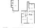 Detailed floor plan showcasing layout of the first and second floor of the house at 1126 W Elliot Rd # 2023, Chandler, AZ 85224