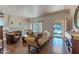 Bright living room with a fireplace, hardwood floors and vintage furniture at 1134 W Portland St, Phoenix, AZ 85007