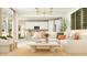 Bright and airy living room featuring modern decor, stylish furniture, and an open kitchen concept at 11952 W Calle De Pompas --, Peoria, AZ 85383