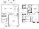 Detailed floorplan showcasing the layout of the home with bedrooms, kitchen, living spaces, and garage at 20756 N 224Th Ave, Surprise, AZ 85387