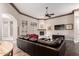 Spacious living room with hardwood floors, fireplace and plenty of natural light at 22847 N 53Rd E St, Phoenix, AZ 85054