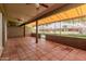 Covered patio with tile flooring, perfect for outdoor entertaining and relaxation at 25230 S Berry Brook Dr, Sun Lakes, AZ 85248