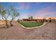 Backyard putting green at 28758 N Ashbrook Ln, San Tan Valley, AZ 85144