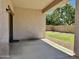 Back patio with access to grassy backyard at 4117 W Allen St, Laveen, AZ 85339