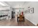 Open-concept dining area with stylish chairs and modern lighting at 6746 E Monterosa St, Scottsdale, AZ 85251