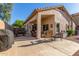 Outdoor patio with comfortable seating, table, and chairs at 80 W Grey Stone St, San Tan Valley, AZ 85143