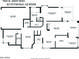 Detailed floorplan of a Scottsdale home showcasing the layout of the living spaces and bedrooms at 9115 N 101St Way, Scottsdale, AZ 85258